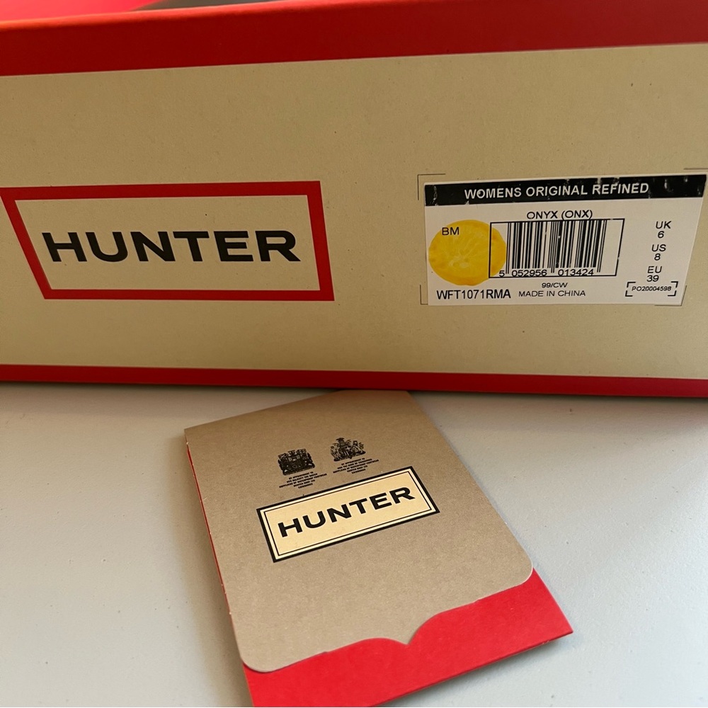 HUNTER Original Refined Rain Boots size 8 - Picture 7 of 7